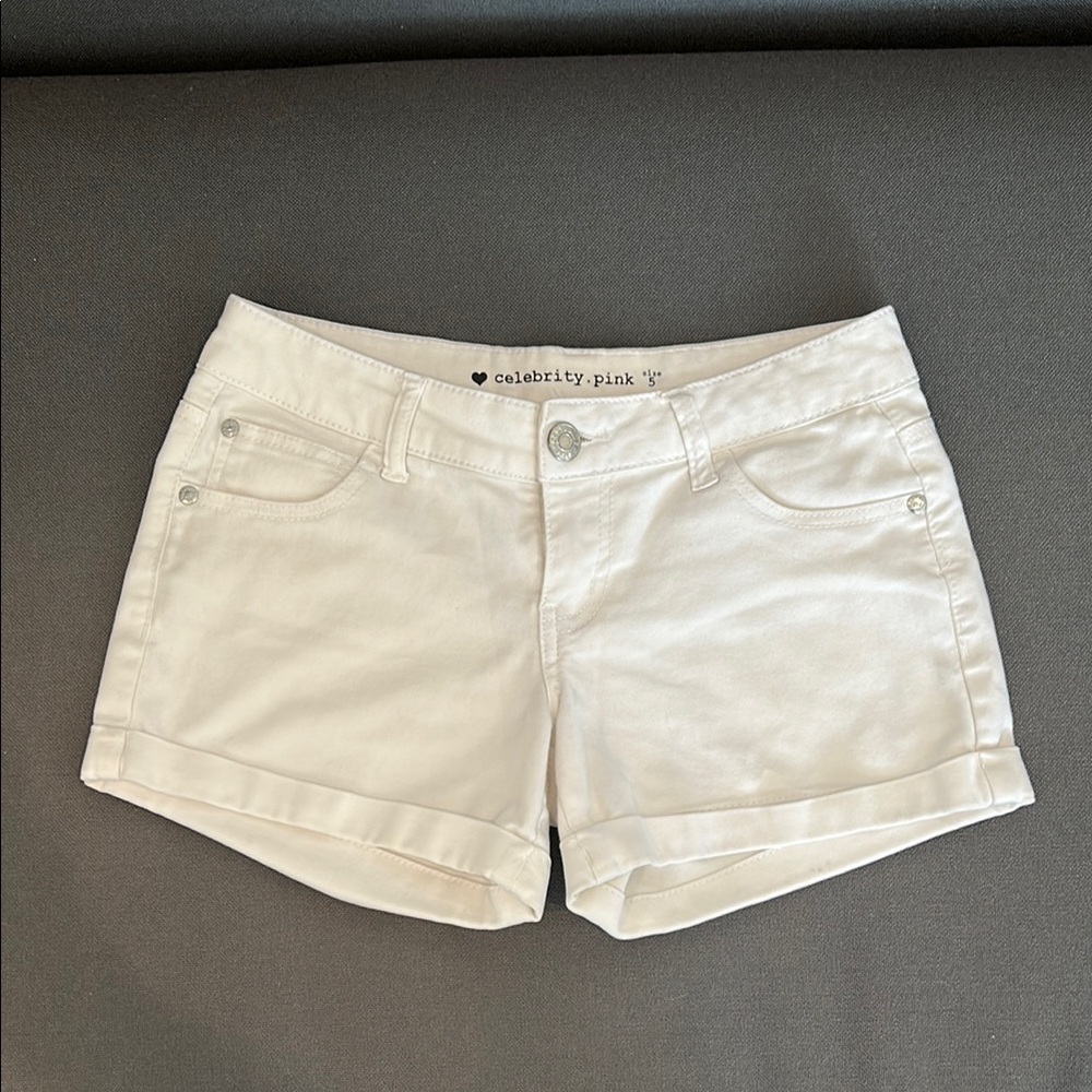 Celebrity Pink Women's White Shorts